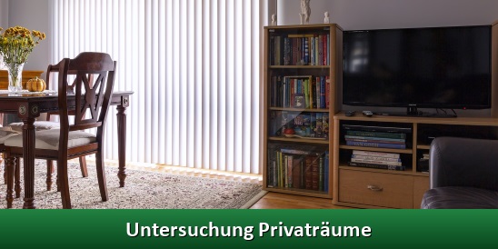 Lauschabwehruntersuchung in Privaträumen